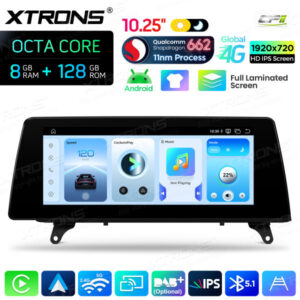 Android Autoradio Xtrons für BMW X5 E70/ X6 E71 LHD mit CIC-System 8/128 GB – QBBH14CIB12X5L-02 CPII