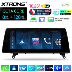 Android Autoradio Xtrons für BMW X5 E70/ X6 E71 LHD mit CIC-System 8/128 GB – QBBH14CIB12X5L-04 CPII