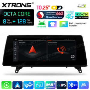 Android Autoradio Xtrons für BMW X5 E70/ X6 E71 LHD mit CIC-System 8/128 GB – QBBH14CIB12X5L-05 CPII