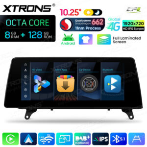 Android Autoradio Xtrons für BMW X5 E70/ X6 E71 LHD mit CIC-System 8/128 GB – QBBH14CIB12X5L-06 CPII