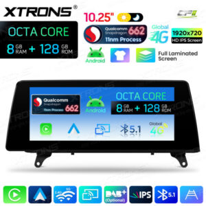 Android Autoradio Xtrons für BMW X5 E70/ X6 E71 LHD mit CIC-System 8/128 GB – QBBH14CIB12X5L-07 CPII