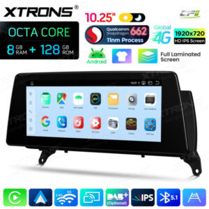 Android Autoradio Xtrons für BMW X5 E70/ X6 E71 LHD mit CIC-System 8/128 GB – QBBH14CIB12X5L-11 CPII