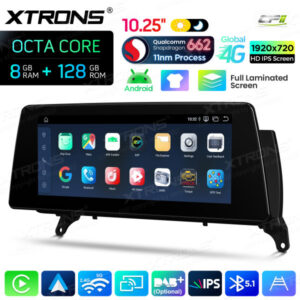 Android Autoradio Xtrons für BMW X5 E70/ X6 E71 LHD mit CIC-System 8/128 GB – QBBH14CIB12X5L-13 CPII