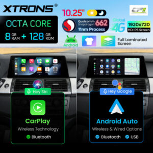 Android Autoradio Xtrons für BMW X5 E70/ X6 E71 LHD mit CIC-System 8/128 GB – QBBH14CIB12X5L-18 CPII
