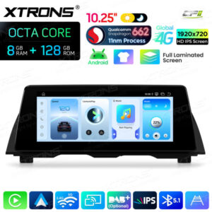 Android Autoradio Xtrons für BMW 5er F10/F11 mit NBT-System 8/128 GB – QBBH14NB12FV-01 CPII