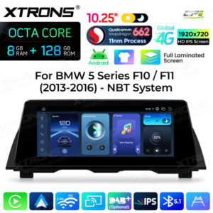 Android Autoradio Xtrons für BMW 5er F10/F11 mit NBT-System 8/128 GB – QBBH14NB12FV-03 CPII