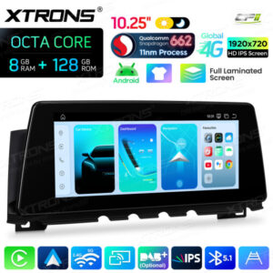 Android Autoradio Xtrons für BMW 7er F01/F02 mit NBT-System 8/128 GB – QBBH14NB12SV-10 CPII