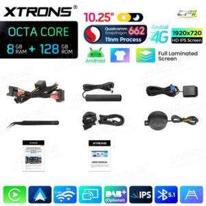 Android Autoradio Xtrons für BMW 7er F01/F02 mit NBT-System 8/128 GB – QBBH14NB12SV-15 CPII