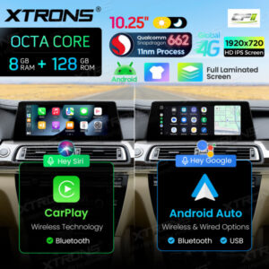 Android Autoradio Xtrons für BMW 7er F01/F02 mit NBT-System 8/128 GB – QBBH14NB12SV-19 CPII