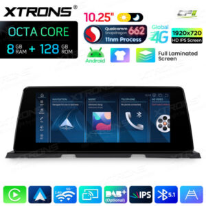 Android Autoradio Xtrons für BMW 6er F06/F12/F13 mit NBT-System 8/128 GB – QBBH14NB12SX-04 CPII