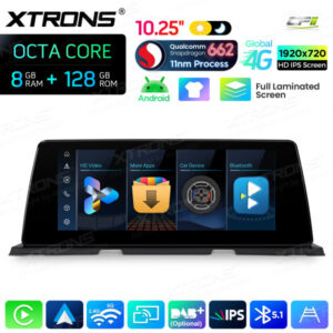 Android Autoradio Xtrons für BMW 6er F06/F12/F13 mit NBT-System 8/128 GB – QBBH14NB12SX-06 CPII