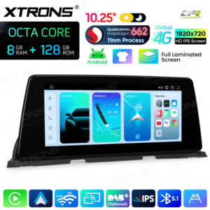 Android Autoradio Xtrons für BMW 6er F06/F12/F13 mit NBT-System 8/128 GB – QBBH14NB12SX-10 CPII
