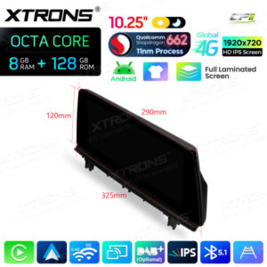 Android Autoradio Xtrons für BMW X1 F48 mit NBT-System 8/128 GB – QBBH14NB12X1N-15 CPII