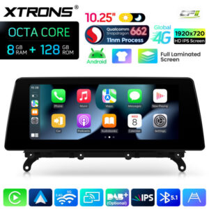 Android Autoradio Xtrons für BMW X3 F25/X4 F26 mit NBT-System 8/128 GB – QBBH14NB12X3-08 CPII