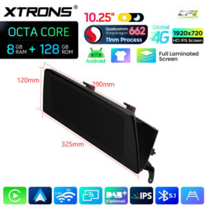 Android Autoradio Xtrons für BMW X3 F25/X4 F26 mit NBT-System 8/128 GB – QBBH14NB12X3-15 CPII