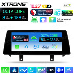 Android Autoradio Xtrons für BMW X5 F15/X6 F16 mit NBT-System 8/128 GB – QBBH14NB12X5N-07 CPII