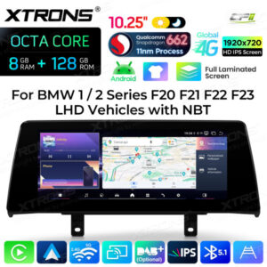 Android Autoradio Xtrons für BMW 1er/2er mit NBT-System 8/128 GB – QBBH14NB1NEL-02 CPII