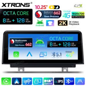 Android Autoradio Xtrons fürBMW 3er/4er/M3/M4 NBT-System 8/128 GB – QBBH14NBTH-07 CPII