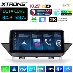 Android Autoradio Xtrons für BMW X1 E84 ohne Originaldisplay 8/128 GB – QBBH14X1UN-04 CPII