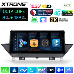 Android Autoradio Xtrons für BMW X1 E84 ohne Originaldisplay 8/128 GB – QBBH14X1UN-06 CPII
