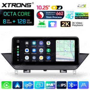 Android Autoradio Xtrons für BMW X1 E84 ohne Originaldisplay 8/128 GB – QBBH14X1UN-08 CPII