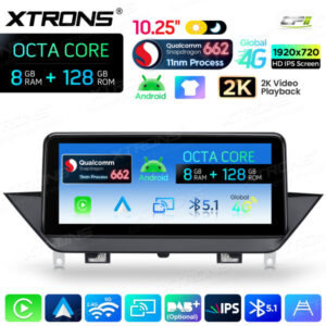 Android Autoradio Xtrons für BMW X1 E84 ohne Originaldisplay 8/128 GB – QBBH14X1UN-09 CPII