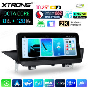 Android Autoradio Xtrons für BMW X1 E84 ohne Originaldisplay 8/128 GB – QBBH14X1UN-10 CPII