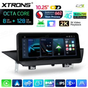 Android Autoradio Xtrons für BMW X1 E84 ohne Originaldisplay 8/128 GB – QBBH14X1UN-11 CPII