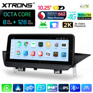 Android Autoradio Xtrons für BMW X1 E84 ohne Originaldisplay 8/128 GB – QBBH14X1UN-12 CPII