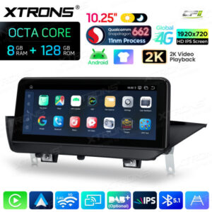 Android Autoradio Xtrons für BMW X1 E84 ohne Originaldisplay 8/128 GB – QBBH14X1UN-13 CPII