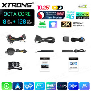 Android Autoradio Xtrons für BMW X1 E84 ohne Originaldisplay 8/128 GB – QBBH14X1UN-16 CPII