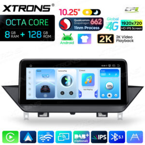 Android Autoradio Xtrons für BMW X1 E84 ohne Originaldisplay 8/128 GB