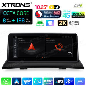 Android Autoradio Xtrons für BMW X3 E83 ohne Originaldisplay 8/128 GB – QBBH14X3UNL-05 CPII