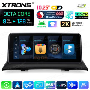 Android Autoradio Xtrons für BMW X3 E83 ohne Originaldisplay 8/128 GB – QBBH14X3UNL-06 CPII
