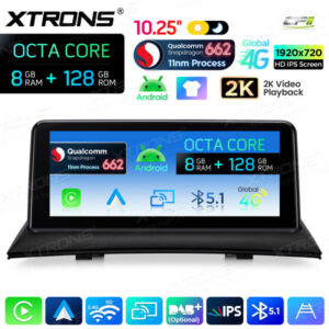 Android Autoradio Xtrons für BMW X3 E83 ohne Originaldisplay 8/128 GB – QBBH14X3UNL-07 CPII