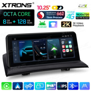 Android Autoradio Xtrons für BMW X3 E83 ohne Originaldisplay 8/128 GB – QBBH14X3UNL-11 CPII