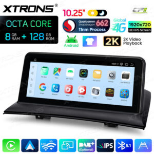 Android Autoradio Xtrons für BMW X3 E83 ohne Originaldisplay 8/128 GB – QBBH14X3UNL-12 CPII
