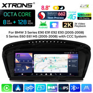 Android Autoradio Xtrons für BMW 3er/5er CCC 8/128 GB – QBBH8460CC-01 CPII