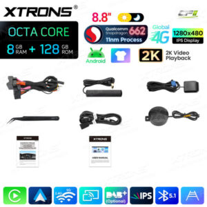 Android Autoradio Xtrons für BMW 3er/5er CCC 8/128 GB – QBBH8460CC-16 CPII