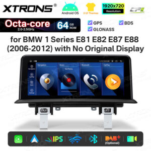 Android Autoradio Xtrons für BMW 1er E81/E82/E87/E88 2/64 GB