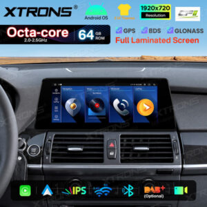 Android Autoradio Xtrons für BMW X5 E70/X6 E71 CCC System 2/64 – QTB10X5CCL-15 CPII