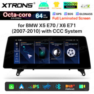 Android Autoradio Xtrons für BMW X5 E70/X6 E71 CCC System 2/64