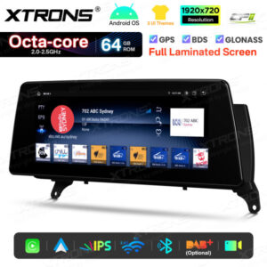 Android Autoradio Xtrons für BMW X5 E70/X6 E71 CIC System 2/64 GB – QTB10X5CIL-10 CPII