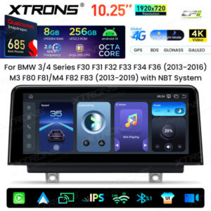 Android Autoradio Xtrons für BMW 3er/4er/M3/M4 NBT System 8/256 GB – QWBX14NBTH-01 CPII