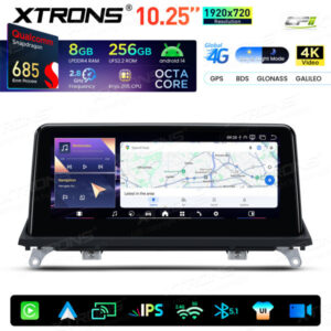 Android Autoradio Xtrons für BMW X5 E70/X6 E71 mit CCC-System 8/256 GB – QWBX14X5CC-02 CPII