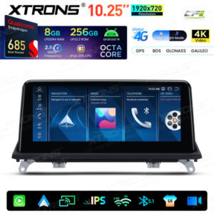 Android Autoradio Xtrons für BMW X5 E70/X6 E71 mit CCC-System 8/256 GB – QWBX14X5CC-04 CPII