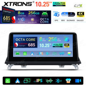Android Autoradio Xtrons für BMW X5 E70/X6 E71 mit CCC-System 8/256 GB – QWBX14X5CC-07 CPII