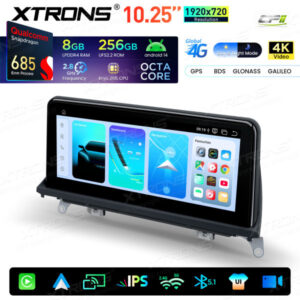 Android Autoradio Xtrons für BMW X5 E70/X6 E71 mit CCC-System 8/256 GB – QWBX14X5CC-13 CPII