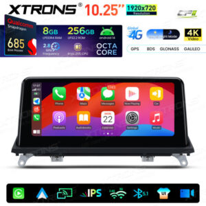 Android Autoradio Xtrons für BMW X5 E70/X6 E71 mit CIC-System 8/256 GB – QWBX14X5CI-08 CPII