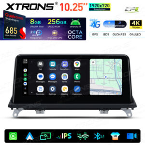 Android Autoradio Xtrons für BMW X5 E70/X6 E71 mit CIC-System 8/256 GB – QWBX14X5CI-09 CPII